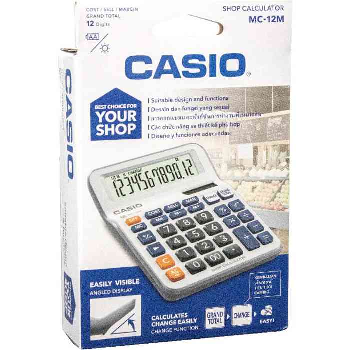 Casio MC-12M Desktop Calculator